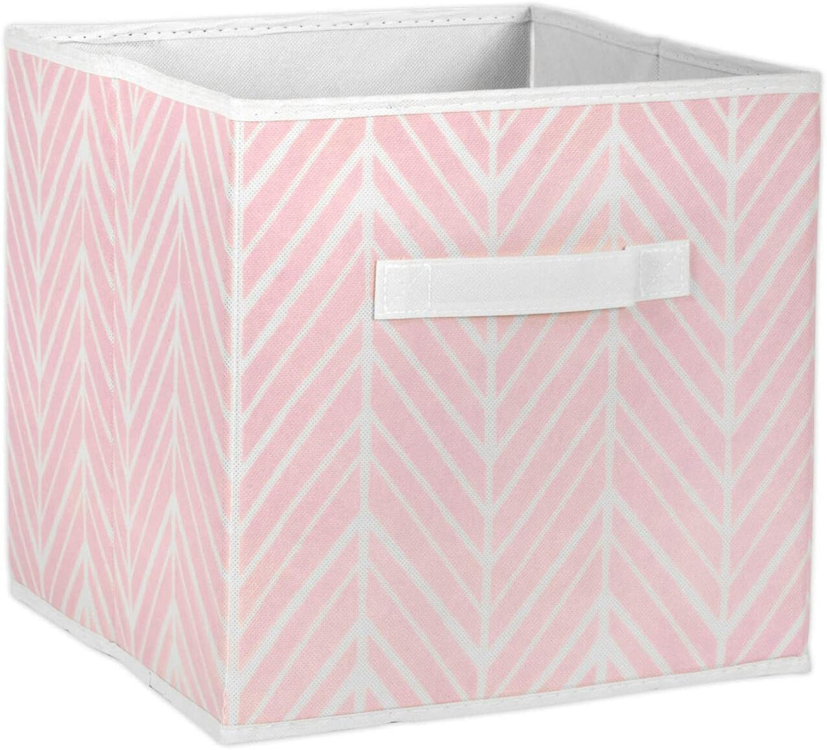 DII Foldable Fabric Storage Containers for Nurseries, Offices, Closets, Home Decor, Cube Organizers & Everyday Storage Needs, (Large - 11 x 11 x 11) Scroll Nautical Blue - Set of 2 - PuriLite