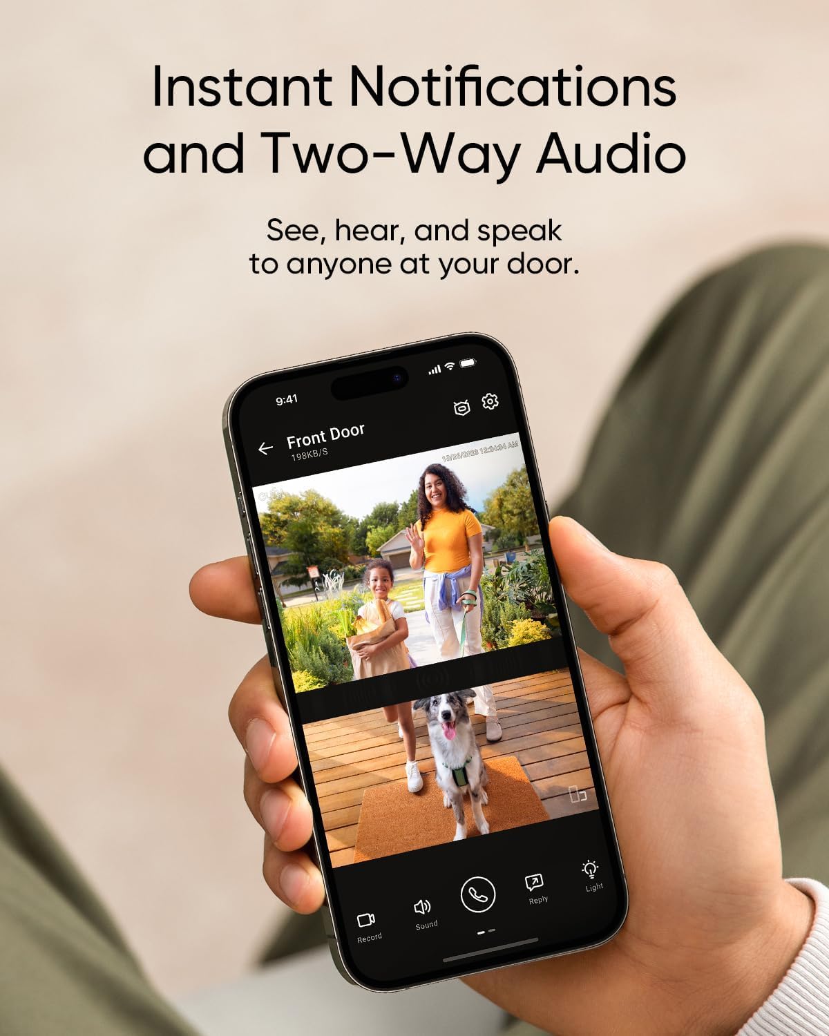 eufy Security Video Doorbell E340 (Battery Powered), Dual Cameras with Delivery Guard, 2K Full HD and Color Night Vision, HomeBase S380 Compatible, No Monthly Fee - PuriLite