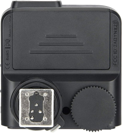 Godox X2T-F TTL Wireless Flash Trigger for FUJIFILM Bluetooth Connection Supports iOS/Android App Contoller, 1/8000s HSS, TCM Function,Relocated Control-Wheel,New AF Assist Light - PuriLite