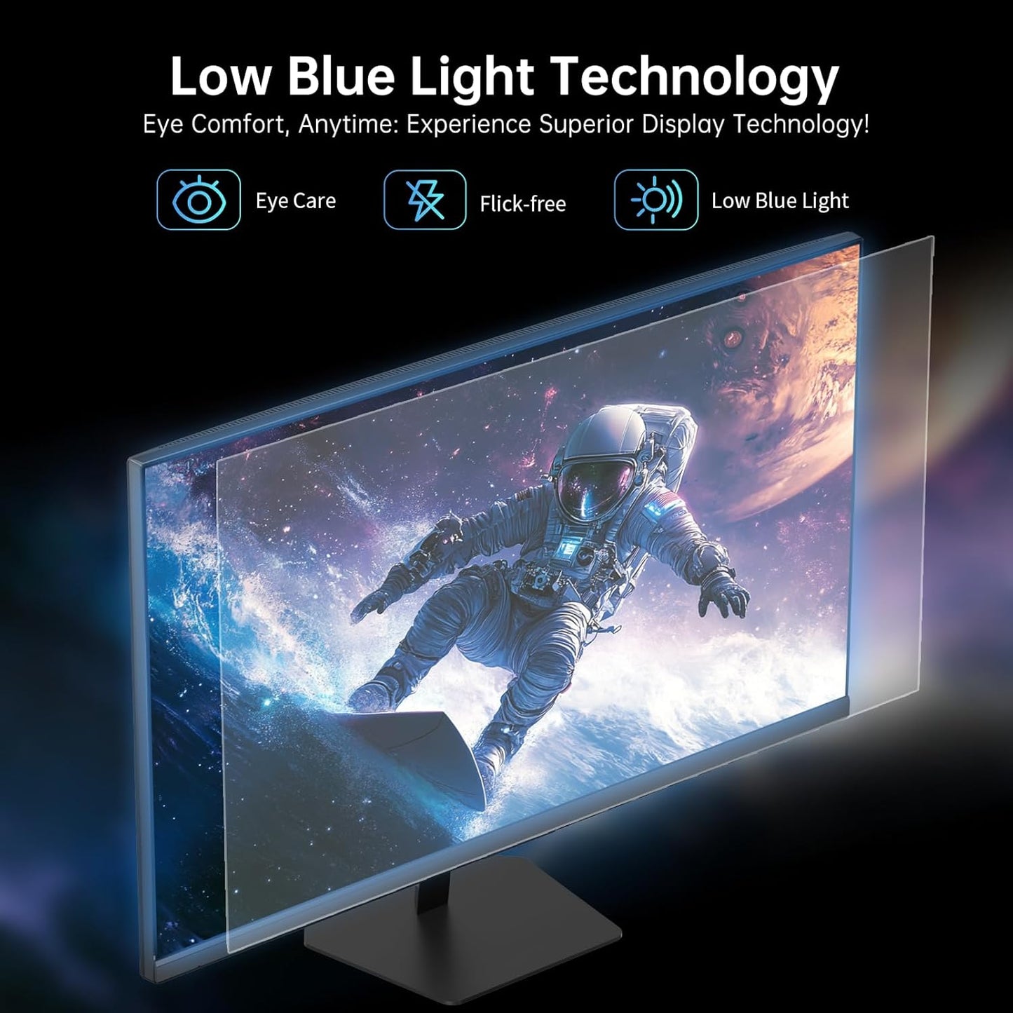 KTC 32 Inch 2K Computer Monitor, IPS 1440p Monitor with Ultra-Thin Bezels, HDR10, Freesync/G-sync, HDMI/DP Ports, Tilt Adjustable, Eyecare, Ideal for Business, Office, and Casual Gaming - PuriLite