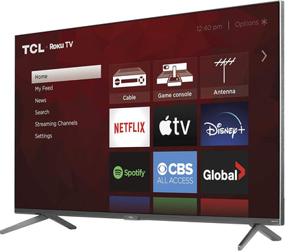 TCL 55-Inch QM6K Series QLED 4K Smart QD-Mini LED TV with Google TV (2025 Model) New Halo Control System, LD500 Precise Dimming Series, High Contrast HVA Panel, 144Hz Native Panel Refresh Rate - PuriLite