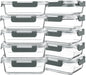 Purilite Select 10-Pack 30 oz Glass Meal Prep Containers with Lids - PuriLite