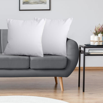 Utopia Bedding Throw Pillows Insert (Pack of 2, White) - 20 x 20 Inches Bed and Couch Pillows - Indoor Decorative Pillow - PuriLite