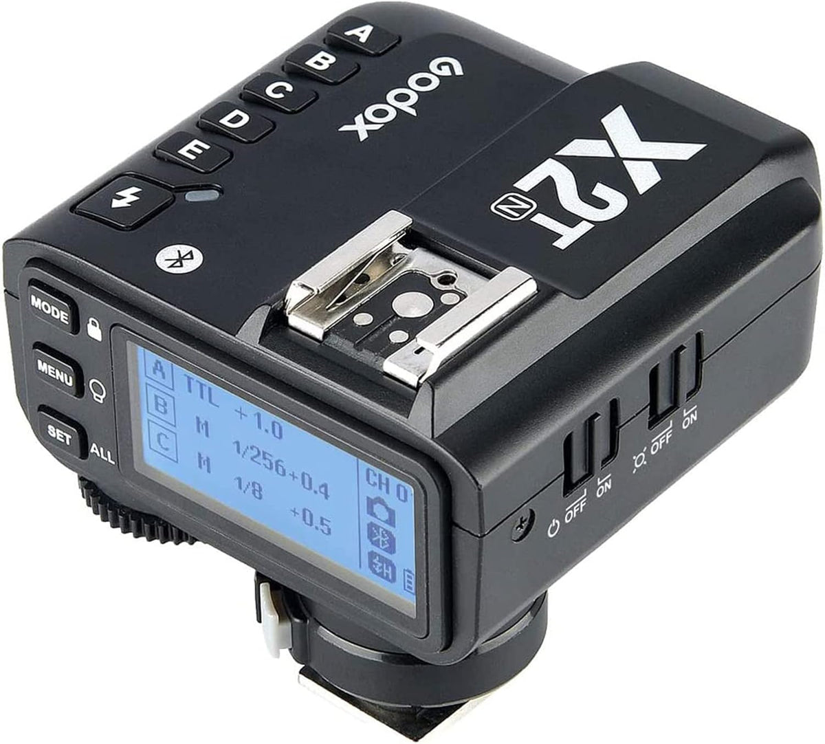 Godox X2T-N TTL Wireless Flash Trigger for Nikon Bluetooth Connection Supports iOS/Android App Contoller,1/8000s HSS,TCM Function,Relocated Control-Wheel,New AF Assist Light - PuriLite