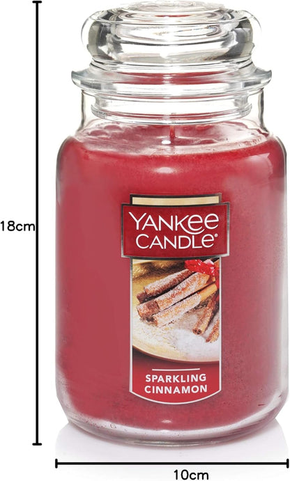 Yankee Candle Scented Candle, Sage & Citrus, Original Large Jar Candle, 110-150 Hours of Burn Time, 22 oz. - PuriLite