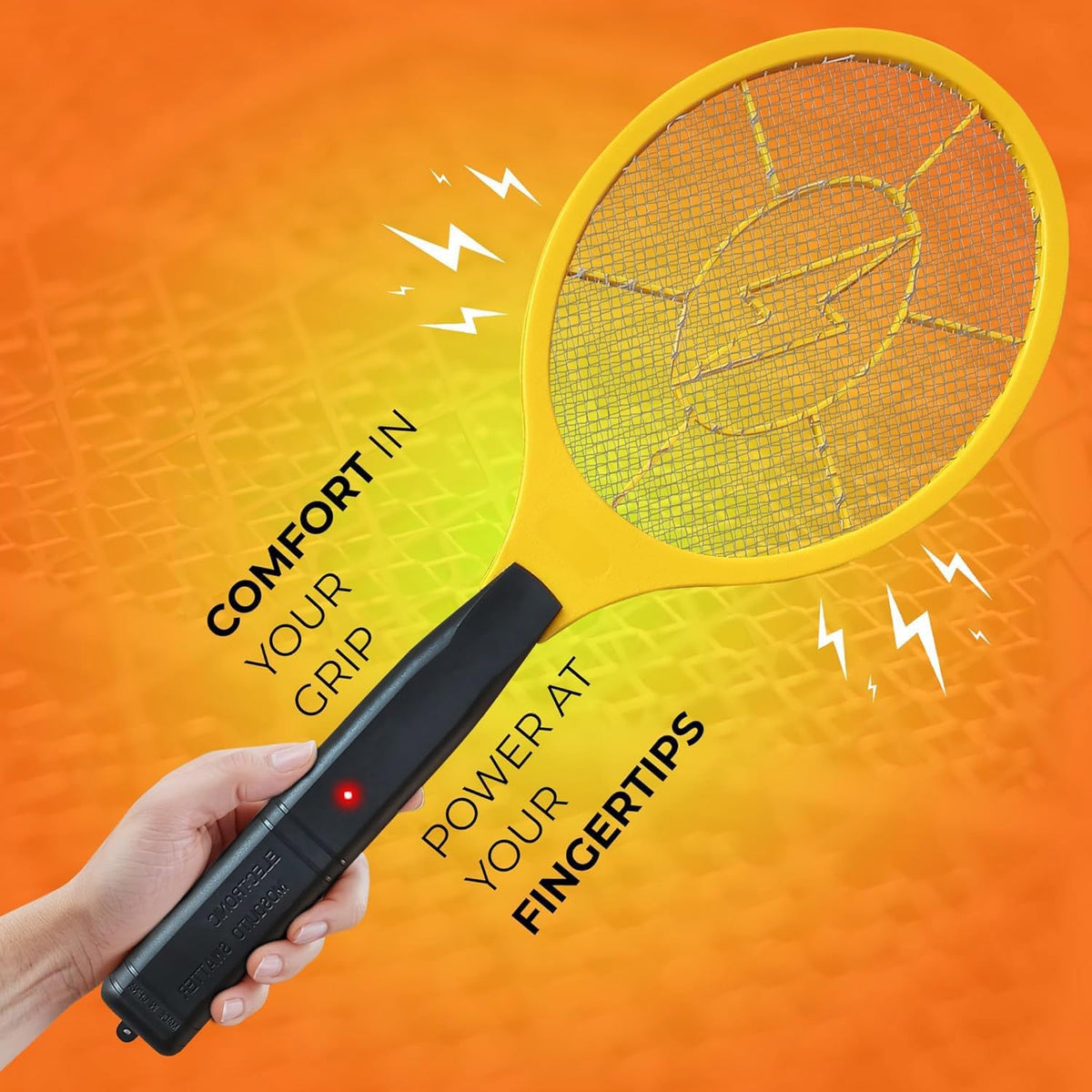 2 Pack Zapper Electric Zapper - Indoor Outdoor Zapping Racket for Control - Safe to Touch with 3-Layer Safety Mesh - PuriLite