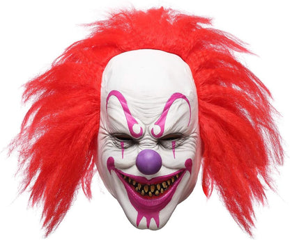 Quligeta Scary Evil Killer Joker Clown Latex Mask Halloween Horror Cosplay Costume Prop For Adults - PuriLite