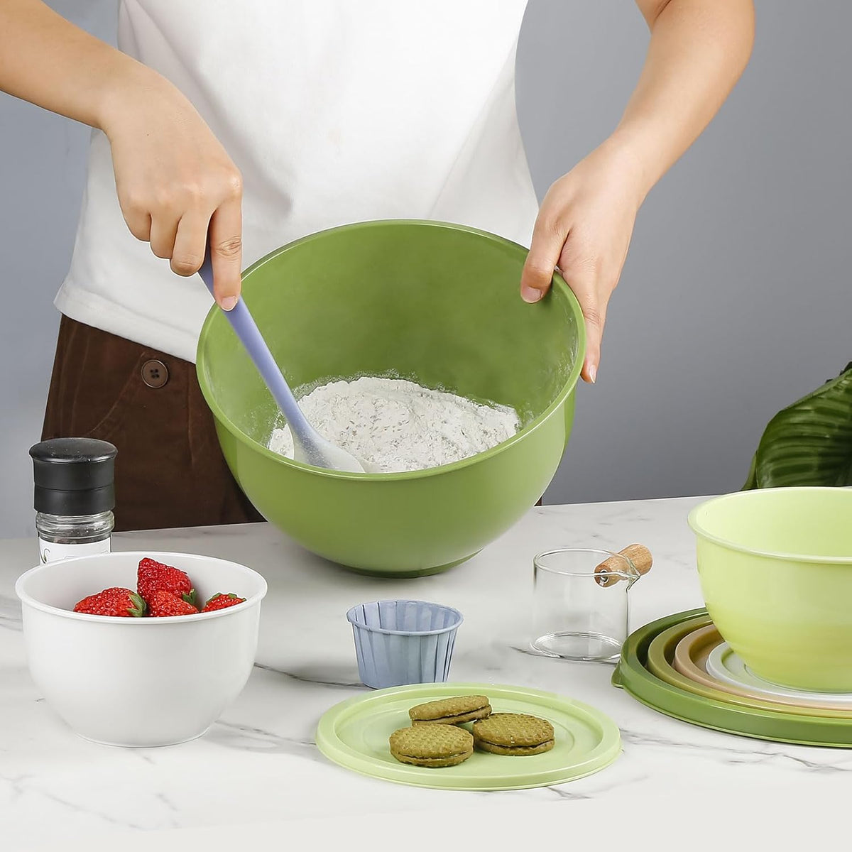 Purilite Select Plastic Mixing Bowl Set - PuriLite