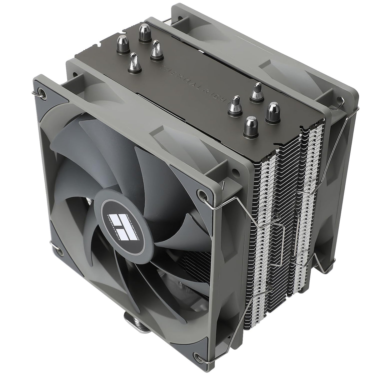 Thermalright Assassin Spirit 120 V2 PLUS CPU Air Cooler,1500RPM Speed,4 Heat Pipes, TL-C12C V2×2 PWM Quiet Fans CPU Cooler With S-FDB Bearing, for AMD AM4 AM5/Intel 1700/1150/1151/1200,17XX PC Cooling - PuriLite
