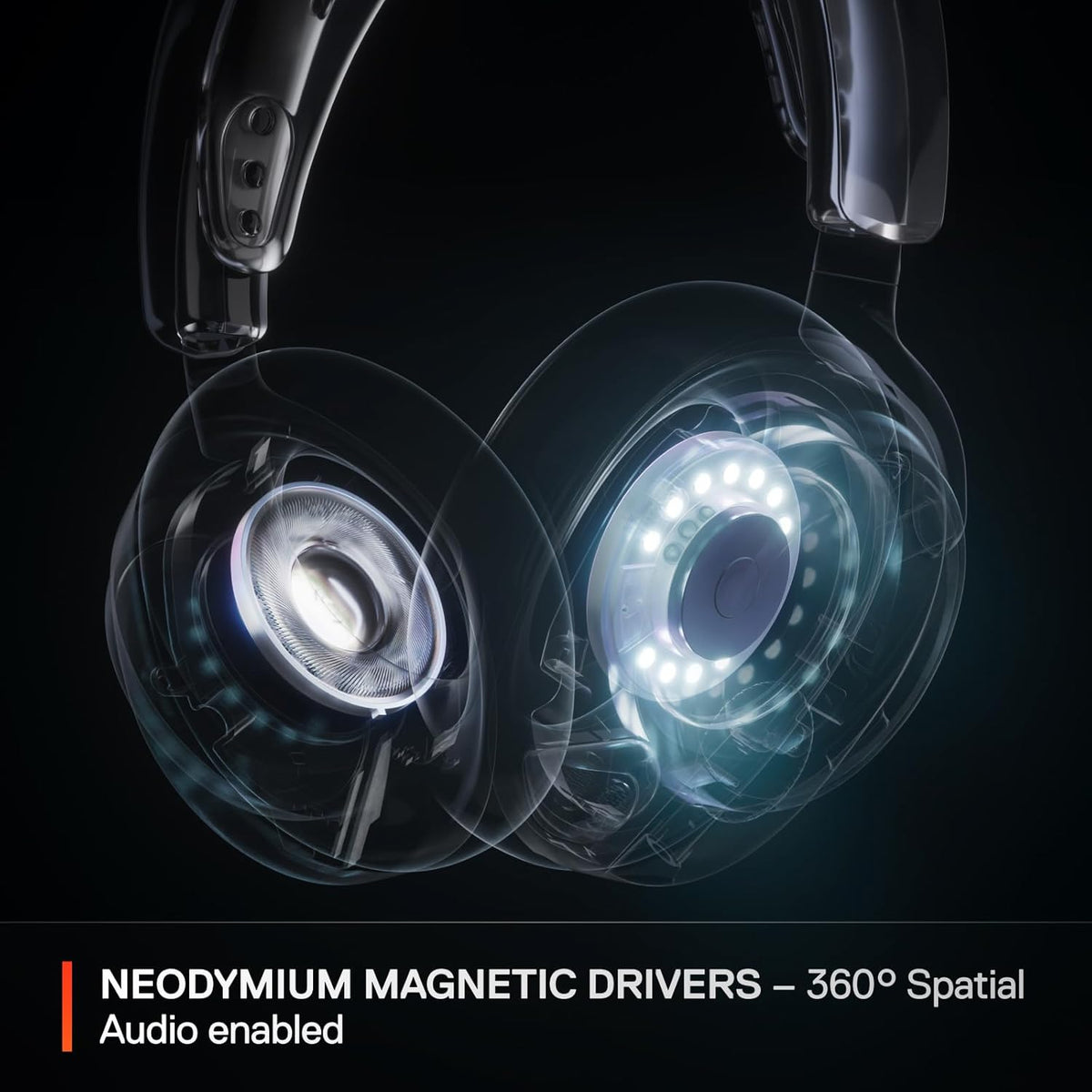 NEW SteelSeries Arctis Nova Pro Wireless Multi-System Gaming Headset - Premium Hi-Fi Drivers - Active Noise Cancellation - Infinity Power System - ClearCast Gen 2 Mic - PC, PS5/PS4, Switch, Mobile - PuriLite