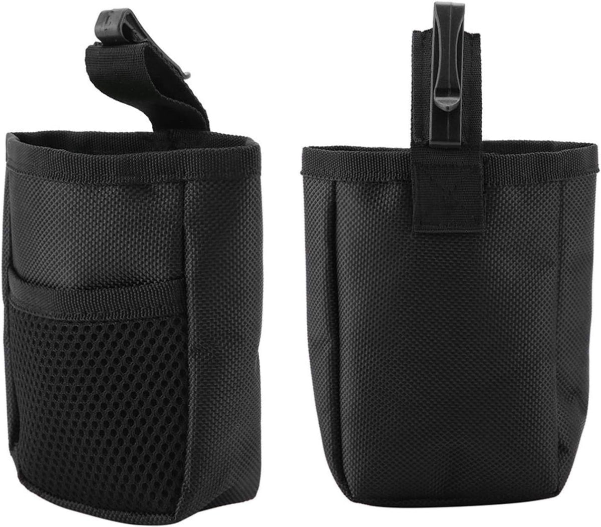 Dog Treats Training Pouch, Pet Training Waist Bag Mini Snack Carrier with Clip for Dogs Birds Positive Reinforcement Training Agility Outdoor Activities Black - PuriLite