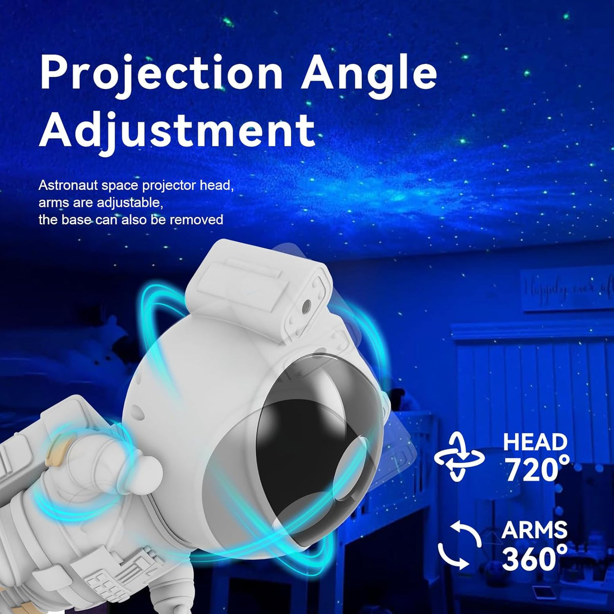 Purilite Select Astronaut Galaxy Star Projector - PuriLite