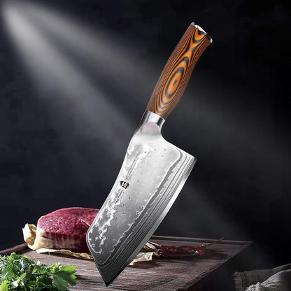 TUO Boning Knife - Razor Sharp Fillet Knife - High Carbon German Stainless Steel Kitchen Cutlery - Pakkawood Handle - Luxurious Gift Box Included - 7 inch - Fiery Phoenix Series - PuriLite