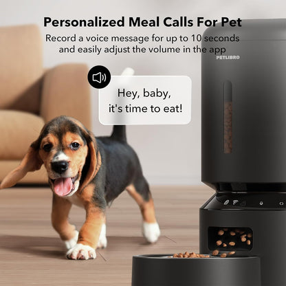 PETLIBRO Wi-Fi Automatic Cat Feeder with App Control, 5L, 180-Day Battery