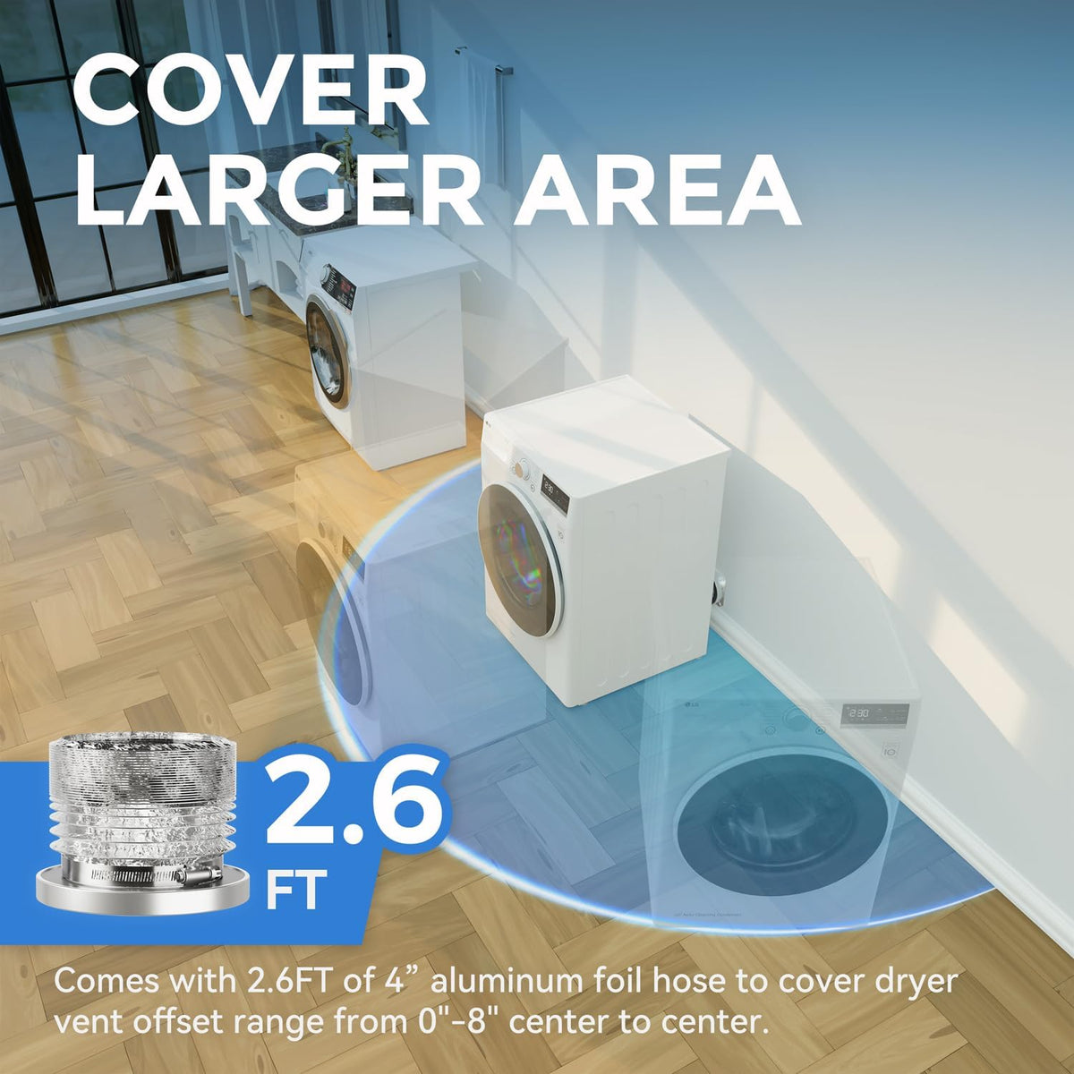 Magnetic Dryer Vent Coupling DV180 Magnetic Dryer Vent Connector Kit