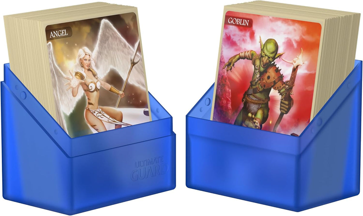 Ultimate Guard Boulder 100+ Classic, Deck Case for 100 Double-Sleeved TCG Cards, Onyx, Secure & Durable Storage for Trading Card Games, Soft-Touch Finish - PuriLite