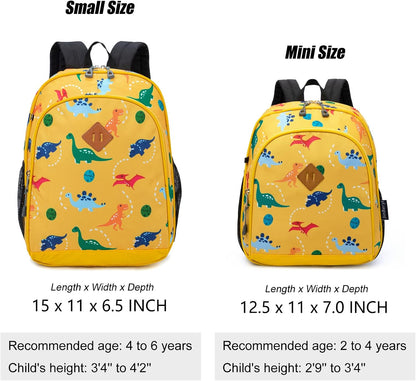 JinBeryl Kids Backpack for Toddler School Bag Small Size and Lightweight - PuriLite