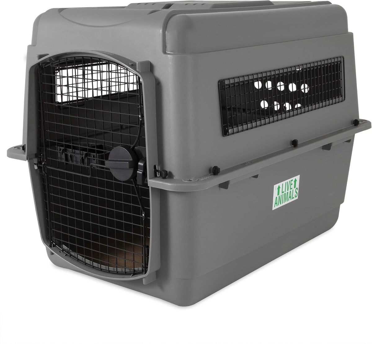 Petmate 00200 Sky Kennel for Pets from 25 to 30-Pound, Light Gray - PuriLite