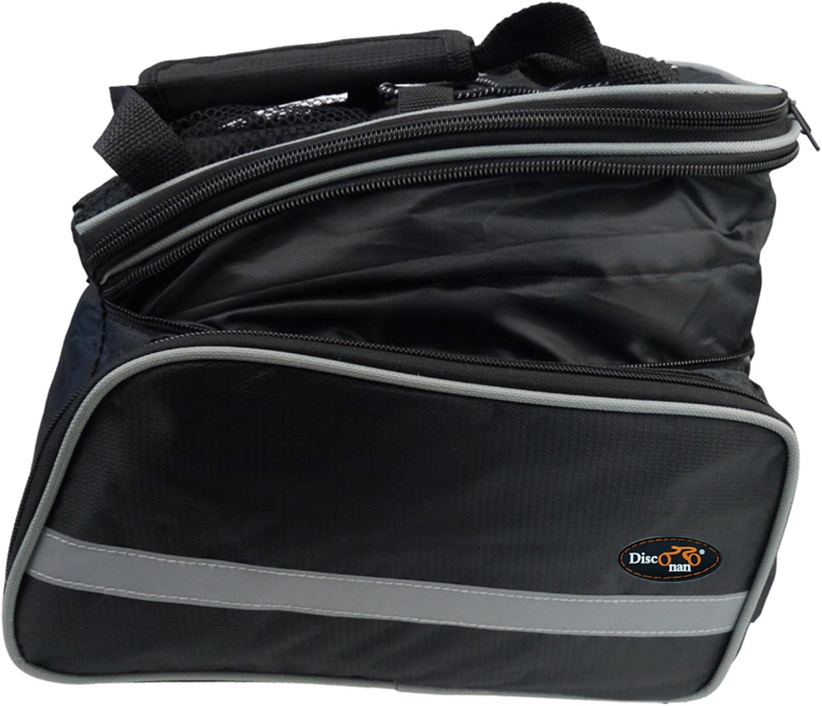 Disconano® Waterproof Multi Function Excursion Cycling Bicycle Bike Rear Seat Trunk Bag Carrying Luggage Package Rack Panniers with Rainproof Cover - PuriLite