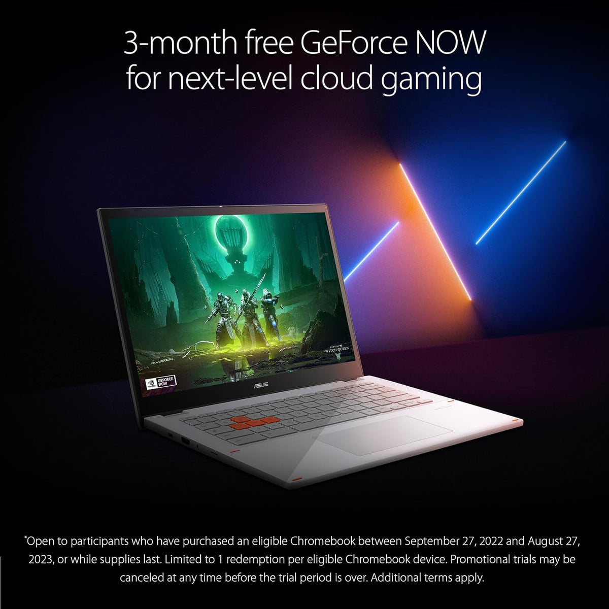 ASUS Chromebook Vibe CX34 Flip Cloud Gaming Laptop, 14" 144Hz Touchscreen Display, Intel® Core™ i5-1235U Processor, 512GB SSD, 16GB RAM, ChromeOS, Pearl White, CX3401FBA-AS51T-CB - PuriLite