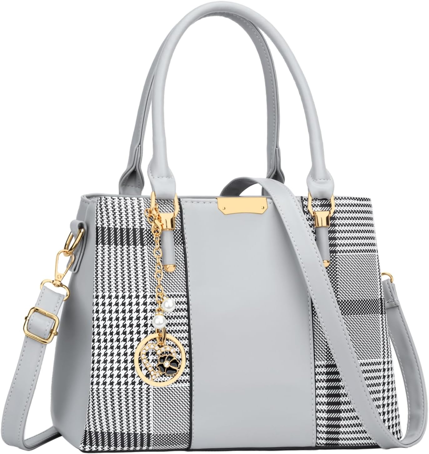 KKXIU Trendy Tote Bag for Women Lightweight Oxford Big Capacity Shoulder Purses and Handbags - PuriLite
