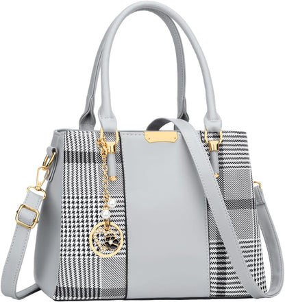 KKXIU Trendy Tote Bag for Women Lightweight Oxford Big Capacity Shoulder Purses and Handbags - PuriLite
