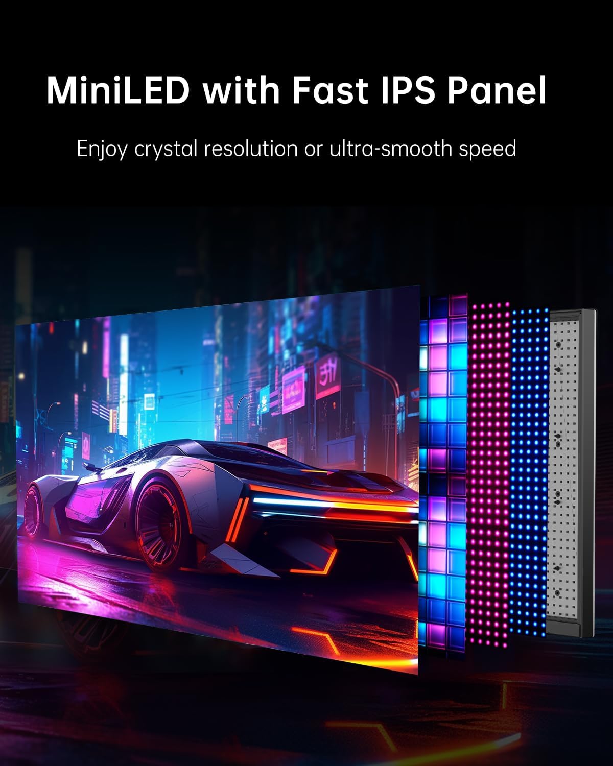 KTC 32 Inch 2K Computer Monitor, IPS 1440p Monitor with Ultra-Thin Bezels, HDR10, Freesync/G-sync, HDMI/DP Ports, Tilt Adjustable, Eyecare, Ideal for Business, Office, and Casual Gaming - PuriLite