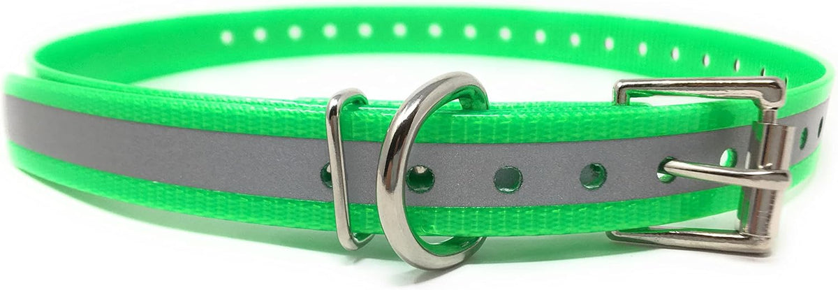 Replacement Strap for Dogtra Collars - 3/4" Wide Ultra-Durable Dog E-Collar Replacement for Training, Bark, Shock, Electric, and GPS Collars - 28" Adjustable Length Solid Black - PuriLite