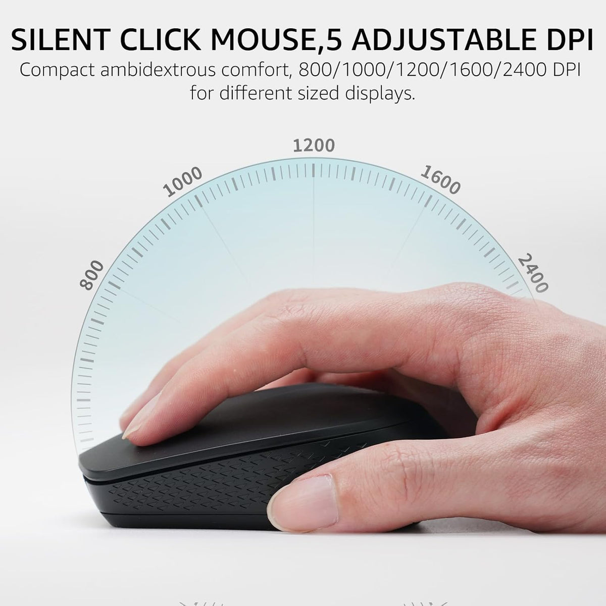 RAPOO Keyboard and Mouse Wireless - 9010M Multi-Device Wireless Keyboard Mouse Combo, 2.4GHz/Bluetooth 5.0/4.0 Wireless Keyboard Mouse Set for Windows/Mac/Linux/Chrome, Support 4 Devices, Silent Click - PuriLite