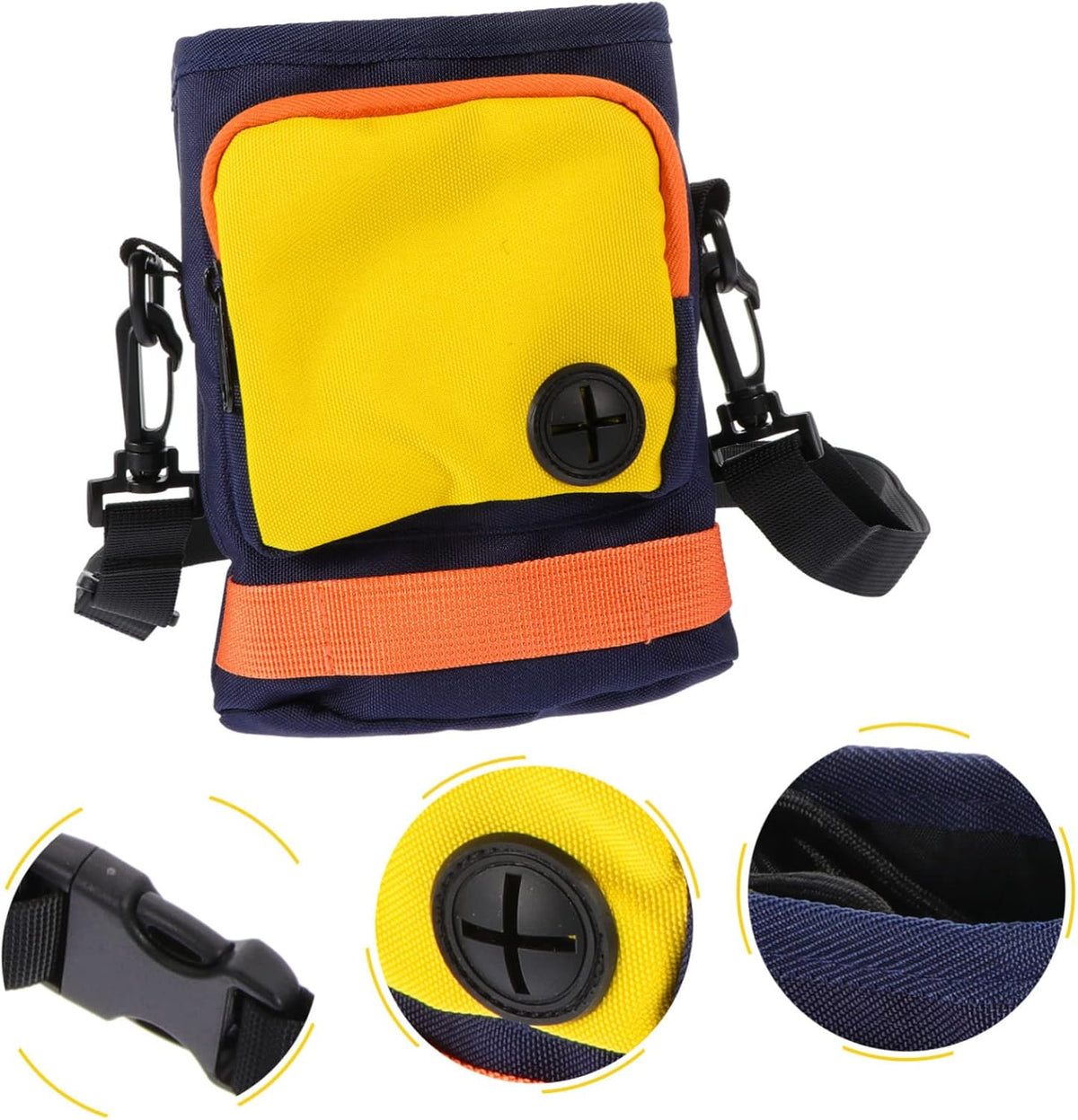 Dog Treat Pouch with Adjustable Waist Strap Lightweight and Durable Pet Training Bag for Treats and - PuriLite
