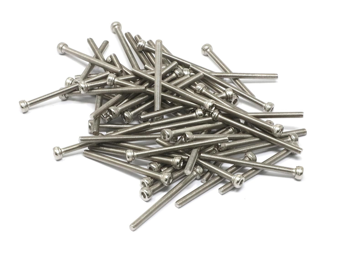 iexcell 25 Pcs M6 x 20mm Thread Pitch 1 mm Stainless Steel 304 Hex Socket Head Cap Screws Bolts Kit - PuriLite
