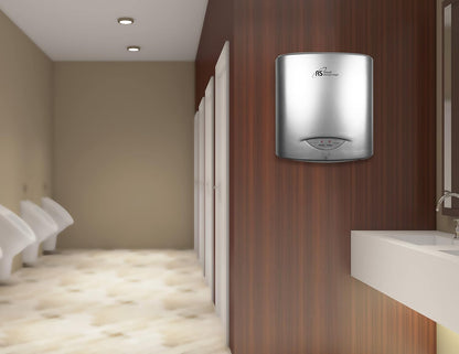 Royal Sovereign Touchless Automatic Hand Dryer, High Efficiency, Dual Plug-in Ready or Hard-Wired Installation Option, Tamper Resistant. (RTHD-421S) - PuriLite