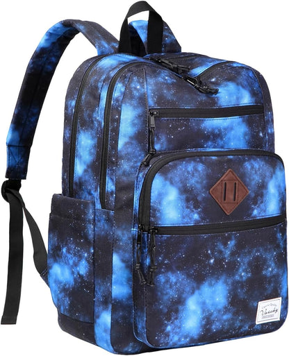 School Backpack for Men Women,Vaschy Lightweight School Bag Bookbag Casual Daypack for High School/College/Teens/Travel/Work - PuriLite