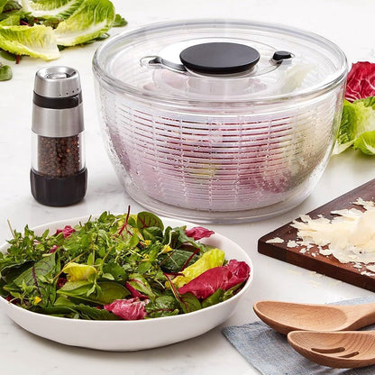 Cenroelon Salad Spinner Lettuce Dryer Vegetable Dryer Salad Mixer for Greens, Herb, Berry, Fruits - PuriLite
