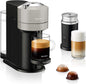 Nespresso Vertuo Next Coffee and Espresso Machine by Breville with Aeroccino Milk Frother - Light Grey - PuriLite