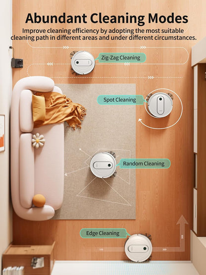 Robot Vacuum - Robot Vacuum and Mop, J10, Perfect for Pet Hair, Carpets, and Hard Floors - PuriLite