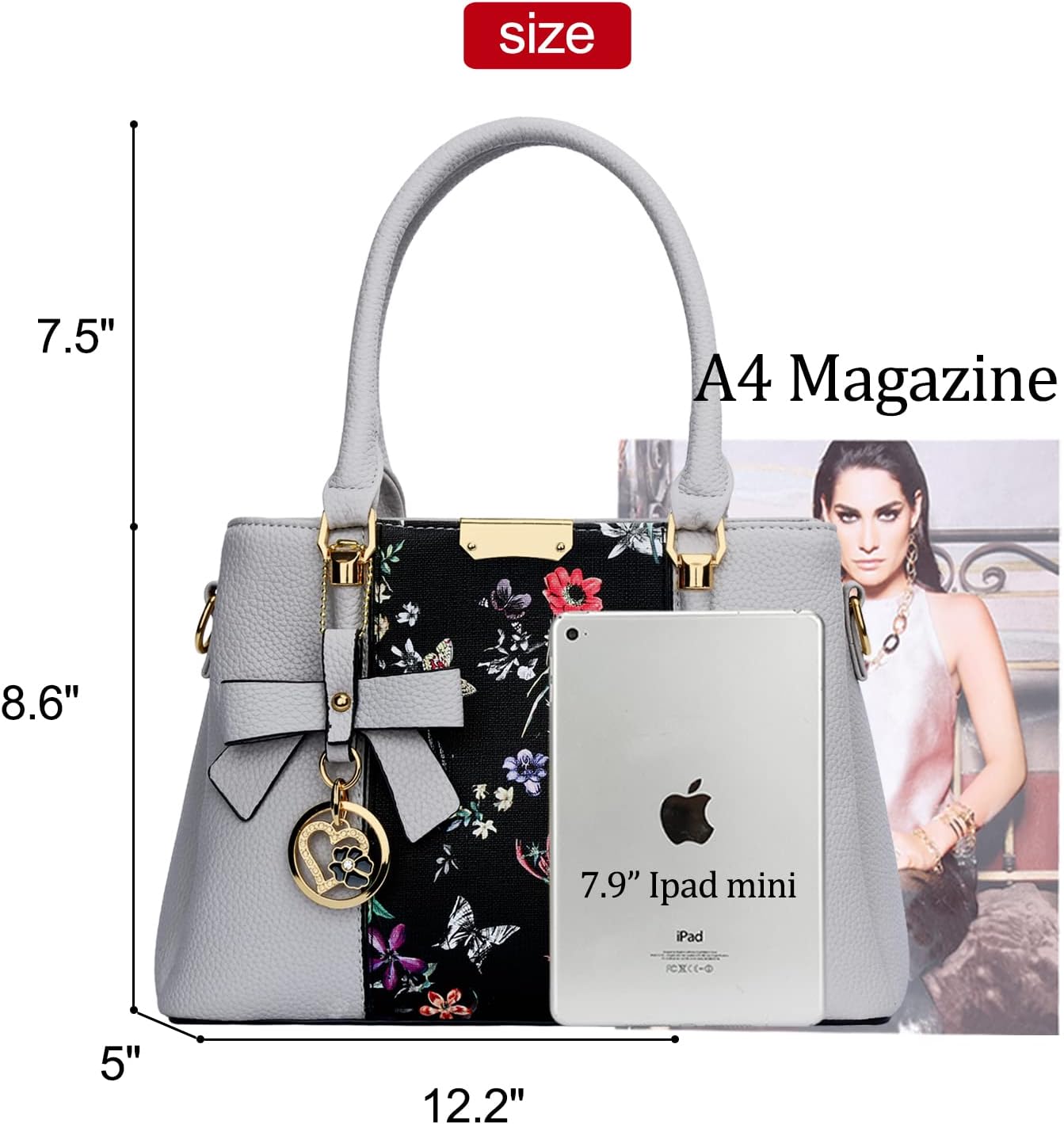KKXIU Trendy Tote Bag for Women Lightweight Oxford Big Capacity Shoulder Purses and Handbags - PuriLite