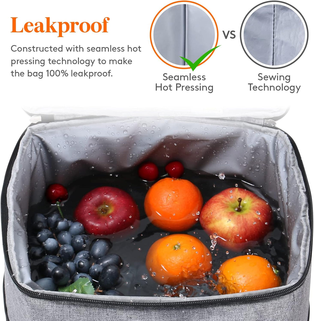 Lifewit 26L 34-Can Insulated Cooler Backpack Cool Bag, Large Picnic Bag Leakproof Portable Fridge Soft Food Cooler Box for Men Women for Outdoor/Picnic/Beach/BBQ/Camping/Travel/Family - PuriLite
