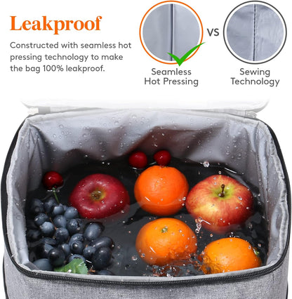 Lifewit 26L 34-Can Insulated Cooler Backpack Cool Bag, Large Picnic Bag Leakproof Portable Fridge Soft Food Cooler Box for Men Women for Outdoor/Picnic/Beach/BBQ/Camping/Travel/Family - PuriLite