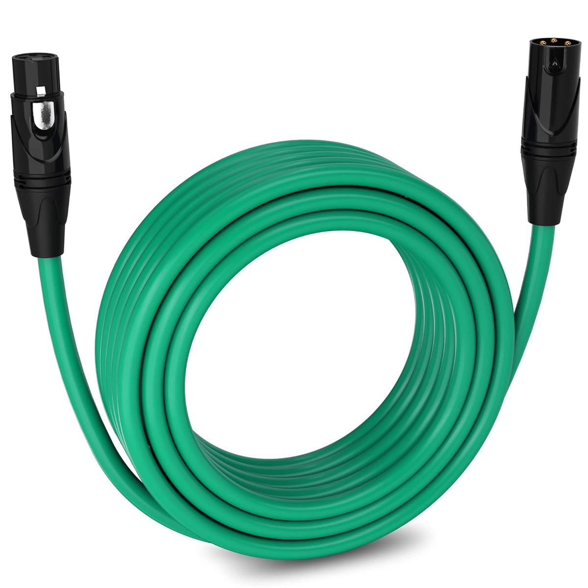 LyxPro 6 Feet XLR Microphone Cable Balanced Male to Female 3 Pin Mic Cord for Powered Speakers Audio Interface Professional Pro Audio Performance and Recording Devices - Blue - PuriLite