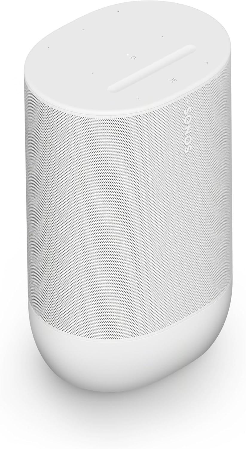Sonos Move 2 - Black - Wireless Portable Bluetooth Speaker - PuriLite
