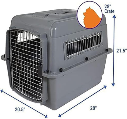 Petmate 00200 Sky Kennel for Pets from 25 to 30-Pound, Light Gray - PuriLite