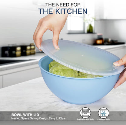 Purilite Select Plastic Mixing Bowl Set - PuriLite