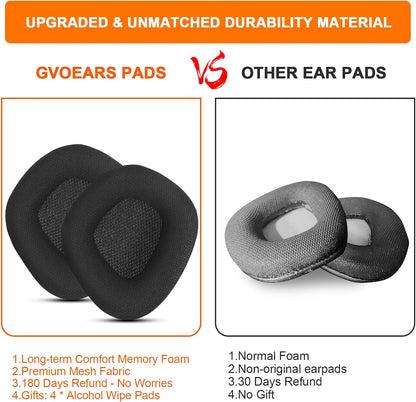 Replacement Ear Pads Cushions for Corsair Void/Void Pro/Pro RGB/RGB SE/Elite/Surround Wired & Wireless Gaming Headsets (Cooling-Gel & Noise Isolation Foam) - PuriLite