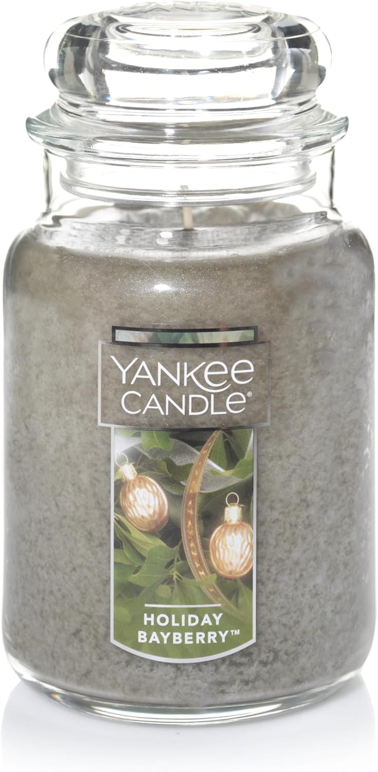 Yankee Candle Scented Candle, Sage & Citrus, Original Large Jar Candle, 110-150 Hours of Burn Time, 22 oz. - PuriLite