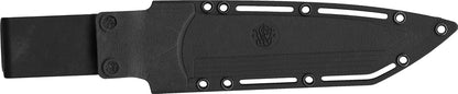 Smith & Wesson 10.6in High Carbon S.S. Fixed Blade Knife with 5.2in Tanto Blade and TPE Handle for Outdoor, Tactical, Survival and EDC - PuriLite