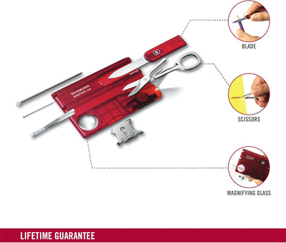 SwissCard, Lite Rubin Transparent by Victorinox - PuriLite
