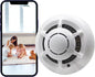 Smoke Detector Wireless Security Camera WiFi Indoor Camera Dome Surveillance System with Night Vision,Motion Detection, for Home - PuriLite