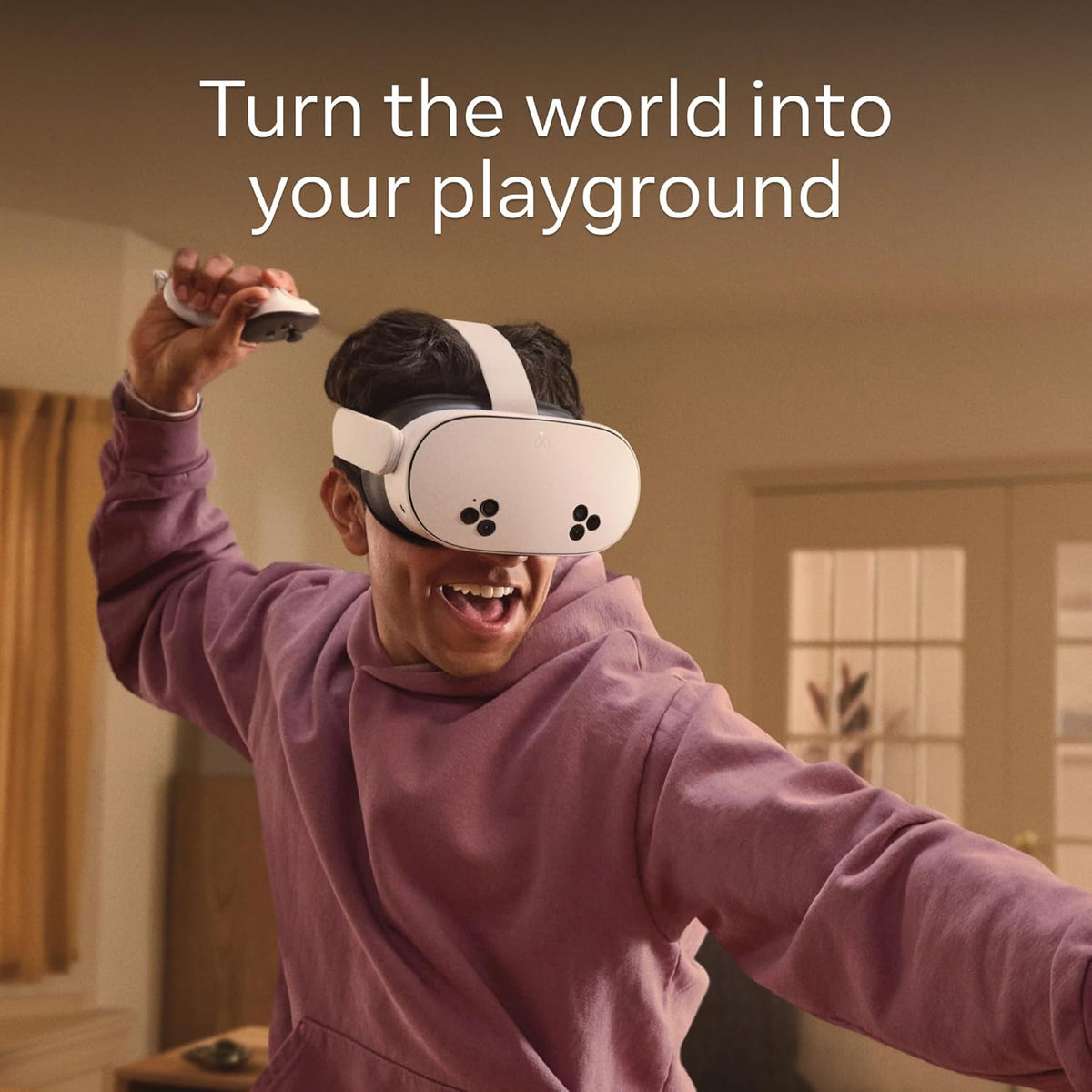 Meta Quest 3S 128GB — Dive into Mixed Reality — Unreal Device. Unreal Price. — Gorilla Tag Cardboard Hero Bundle — Amazon Exclusive - PuriLite