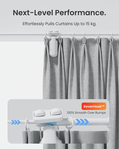 Smart Automatic Curtain Opener 2025 Edition | Remote & App Control | Silent Mode | Strong Motor | Long Battery Life | Compatible with Multiple Smart Systems - PuriLite
